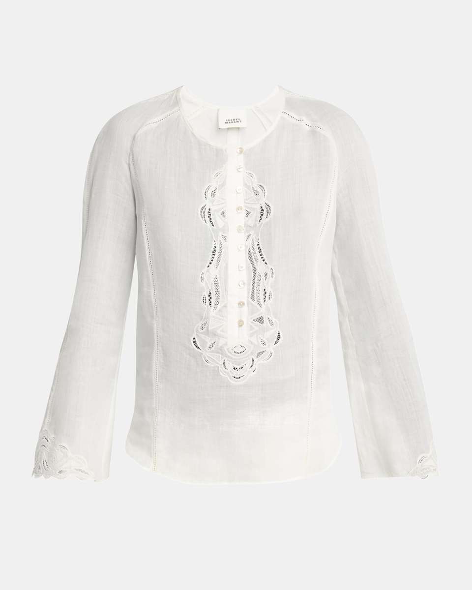 Luciele Ladder Stitch Blouse